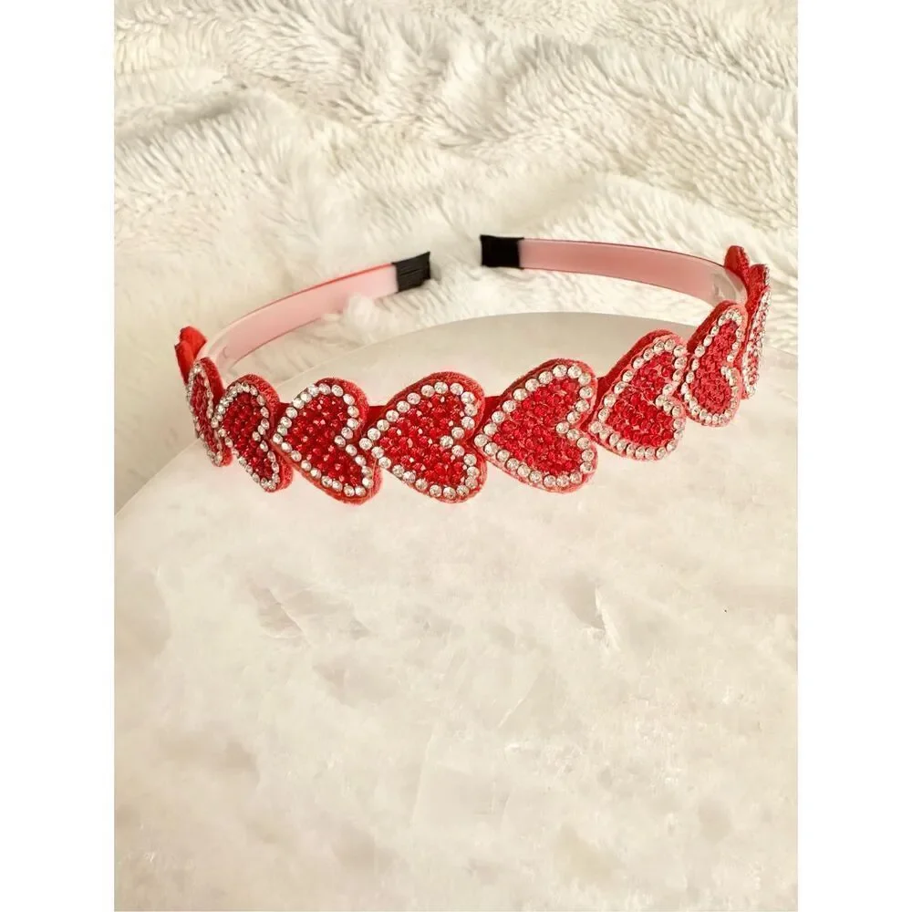 No Brand red rhinestone